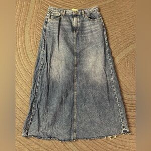 Universal Thread Denim Maxi Skirt
